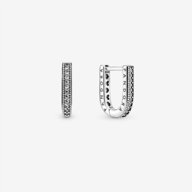 U-Shaped Hoop Earrings Pandora